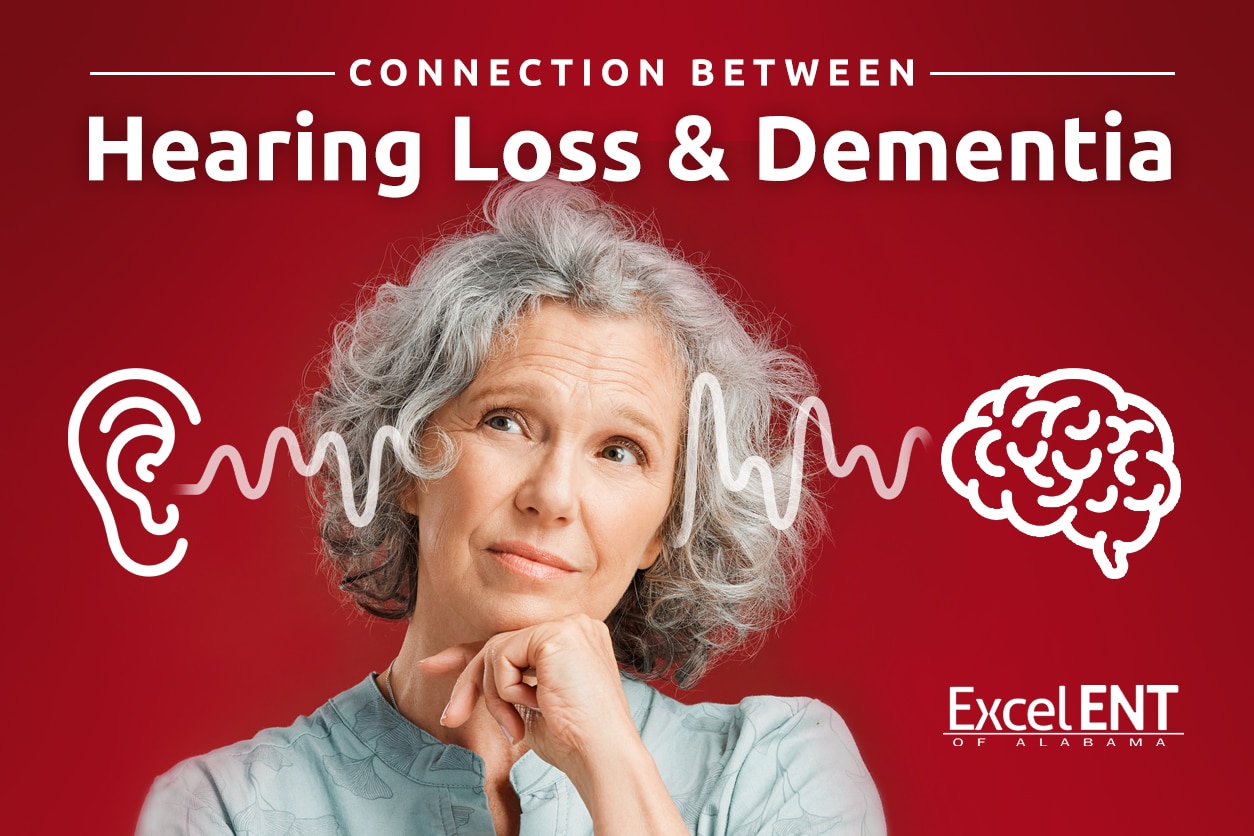 A woman ponders if there is a is there a connection between hearing loss and dementia